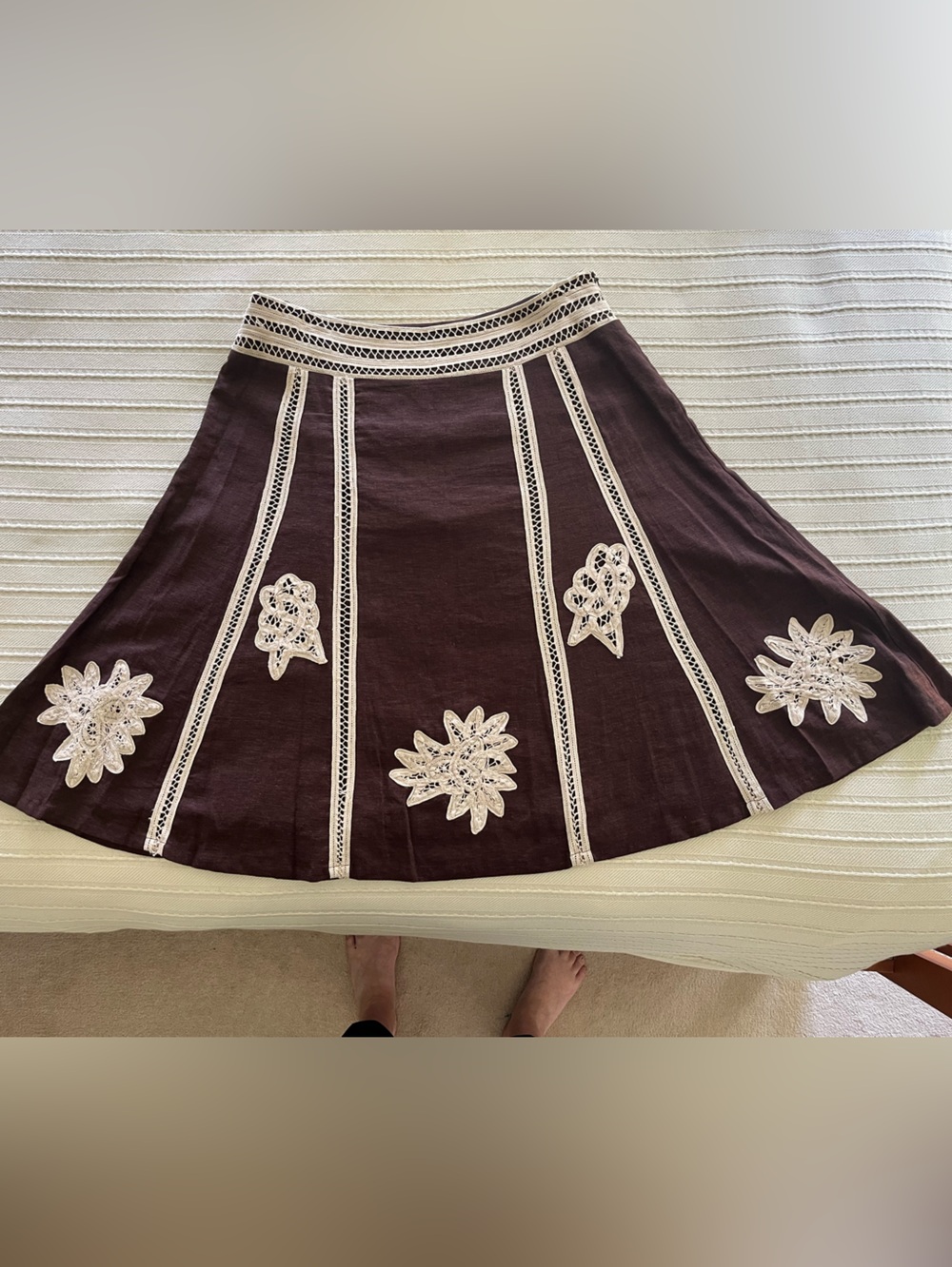 JPR Studio linen blend skirt